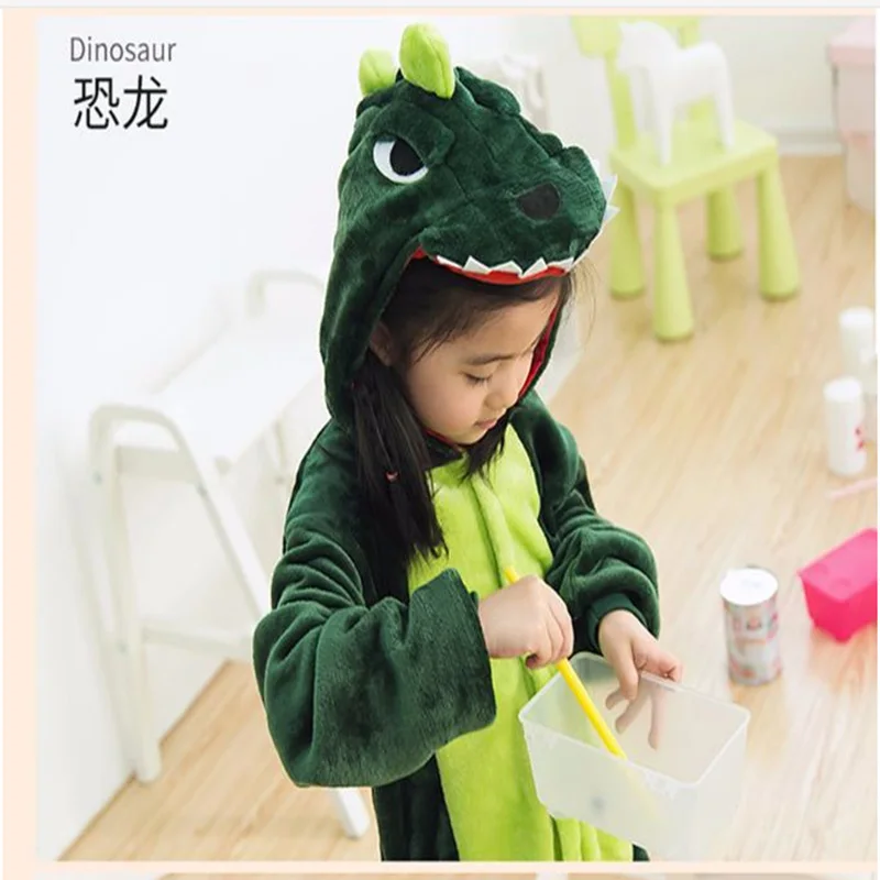 Новинка Пижама с динозавром для мальчиков и девочек От 3 до 12 лет детская одежда