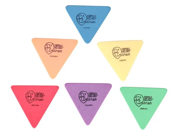 Большой треугольный медиатор для гитары Delrex D355 сделанный в США|triangle guitar|picks