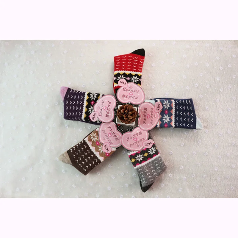 Носки для девочек теплые хлопковые носки подростков 5 пара/лот зима 2019|socks fashion|socks