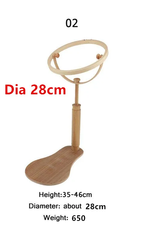 Type 2 Dia28cm Dia21 24 28 см 37 см 41 см обруч деревянный тамбур стоячая рамка для вышивки крестом стежка рамка для шитья инструменты для вышивания - Цвет: Type 2 Dia28cm