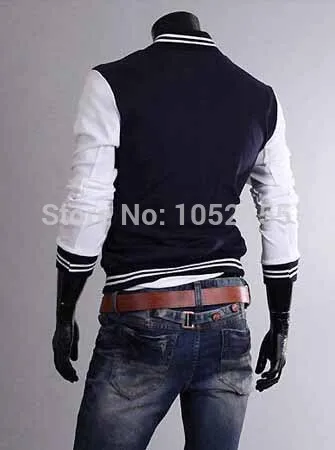 Fashion Mens Boys Varsity Letterman University College Baseball Jacket Coat Tops Outwear Ages 3-99 MN104 | Мужская одежда
