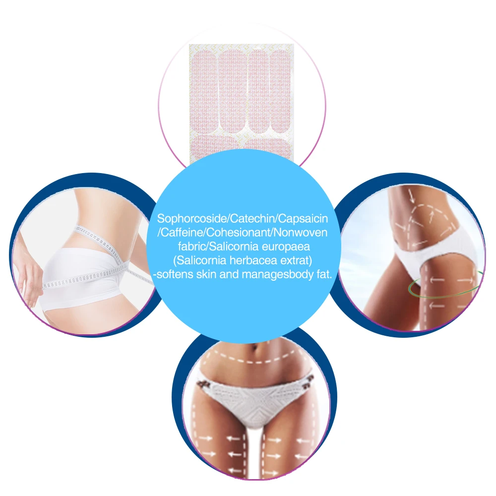 6 шт./кор. пластырь для похудания ног потери веса продукты и рук похудение