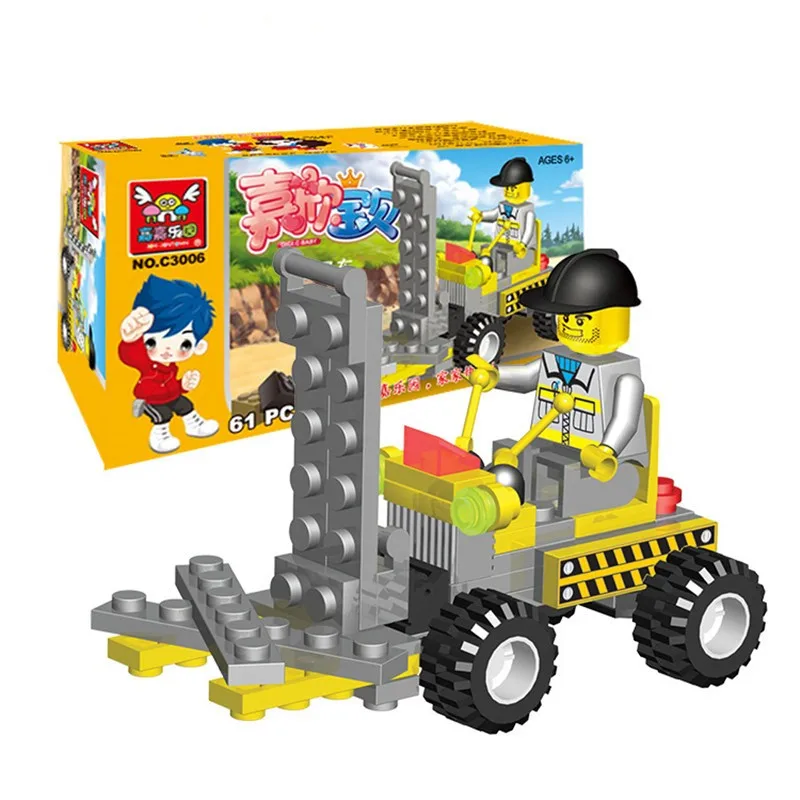 В Best подарок для детей! новое поступление 61 шт./компл. Малый Размеры погрузчик