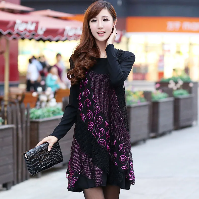 Новое поступление официальная Женская одежда осень и зима 2013 цельное платье |