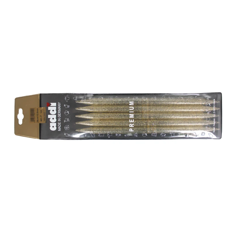Addi 25 см шампанского двойные остроконечные иглы 401-7