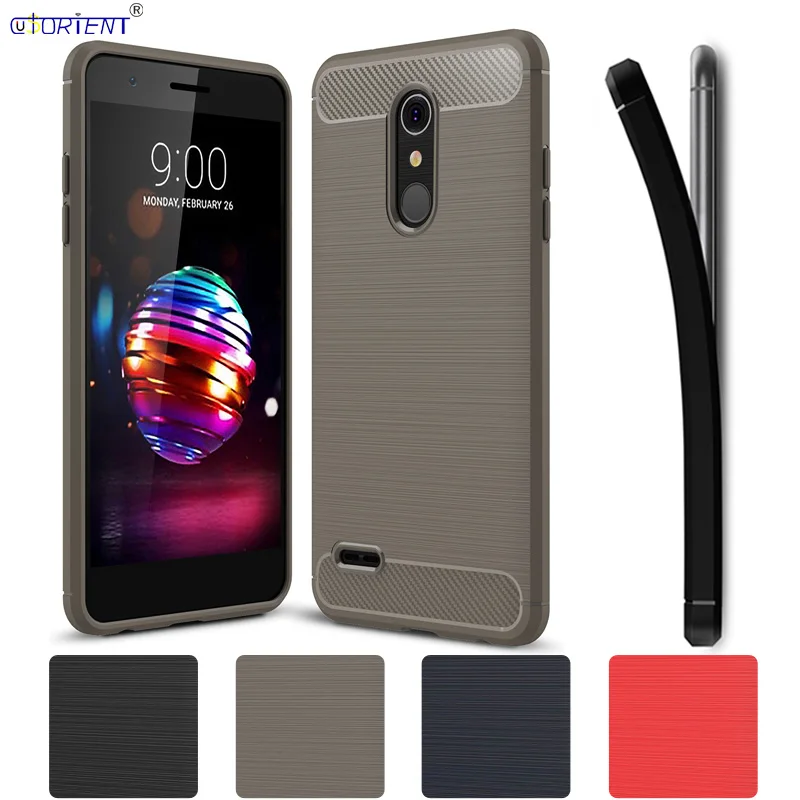 Чехол из углеродного волокна для LG K11 Plus K30 K10 2018 чехол + K 11 30 10 LGK11 LGK30 мягкий