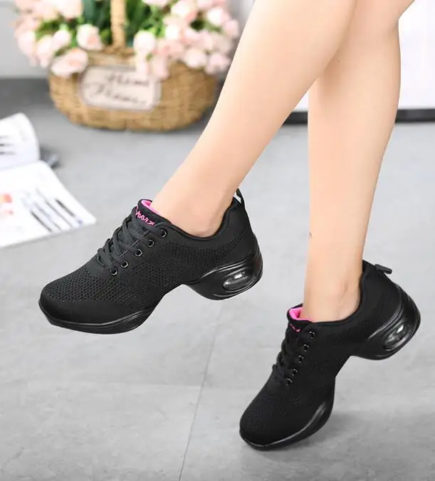 Женские кроссовки для танца хип хоп Akexiya дышащие сетчатые с воздушной подушкой