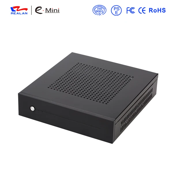 Стальной чехол для HTPC Mini ITX настольного компьютера игрового ПК с адаптером 12 В 5 А