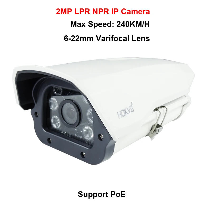 Hokvs POE IP NPR LPR Камеры видеонаблюдения автомобиль Номерные знаки для мотоциклов