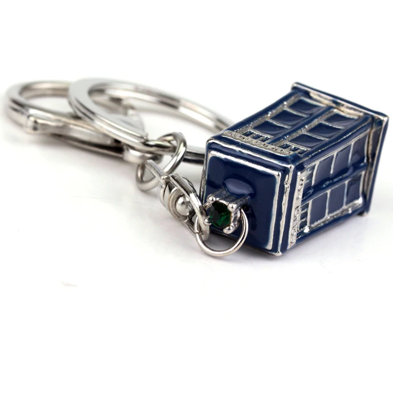 Dongsheng брелки 3D металлические Dalek Tardis полицейская коробка для женщин и мужчин - Фото №1