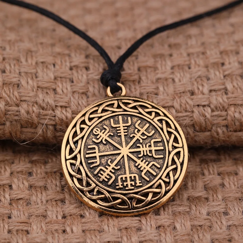 My shape, модный символ скандинавских Рун, скандинавские руны, Vegvisir, ожерелье с подвеской, компас с цепочкой для женщин и мужчин, ювелирные изделия викингов