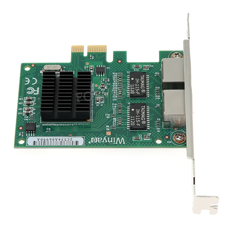 PCIE X1 двойной порт 10/100/1000 Мбит/с гигабитный Ethernet сетевой адаптер для bcm5715 NIC |