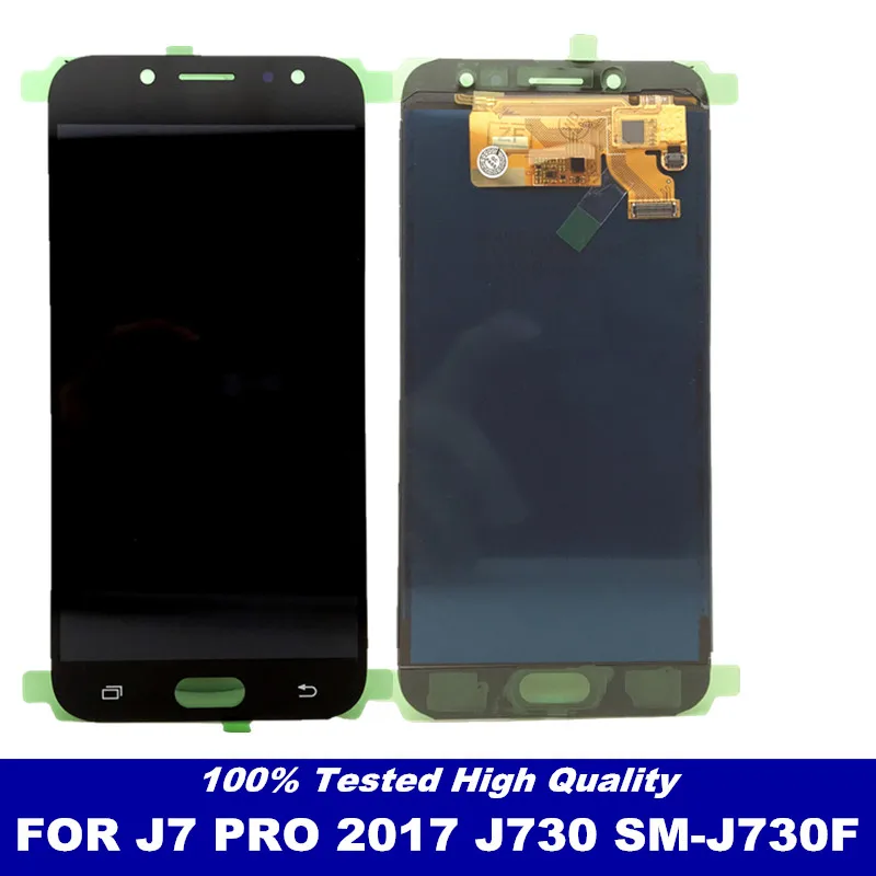 Запасная часть сенсорного ЖК дисплея для Samsung Galaxy J7 Pro 2017 J730 SM J730F дисплей 100%