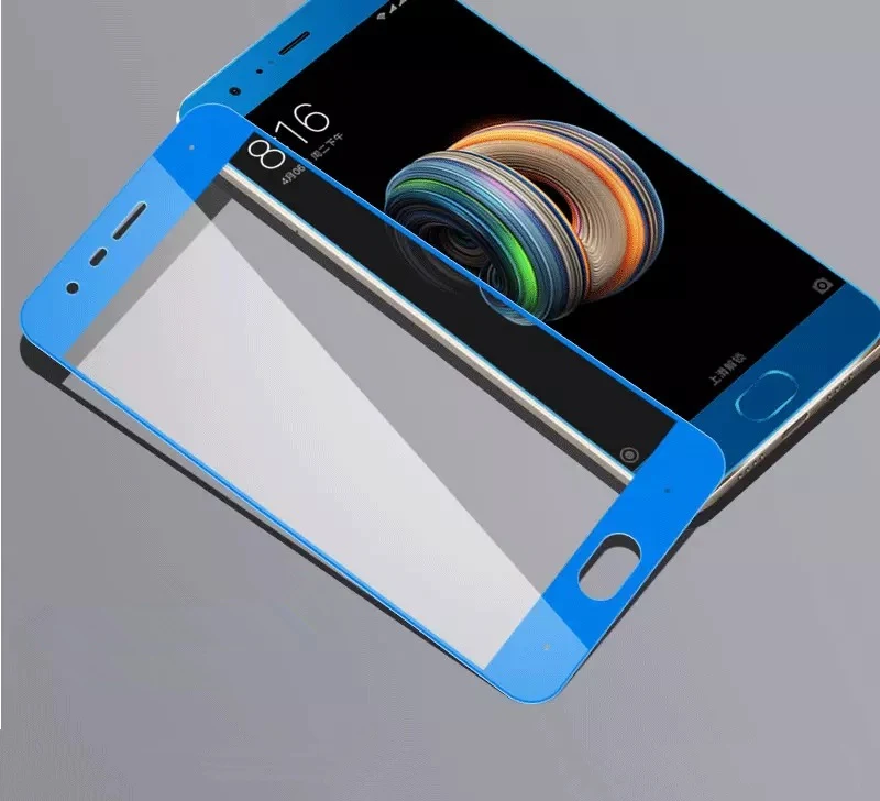 Blue Полное покрытие закаленное стекло для Xiaomi Mi Note 3 стекло 2.5D 9H Защита экрана для Xiaomi Mi Note 3 стекло защитная пленка 5,5 дюйма - Цвет: Blue