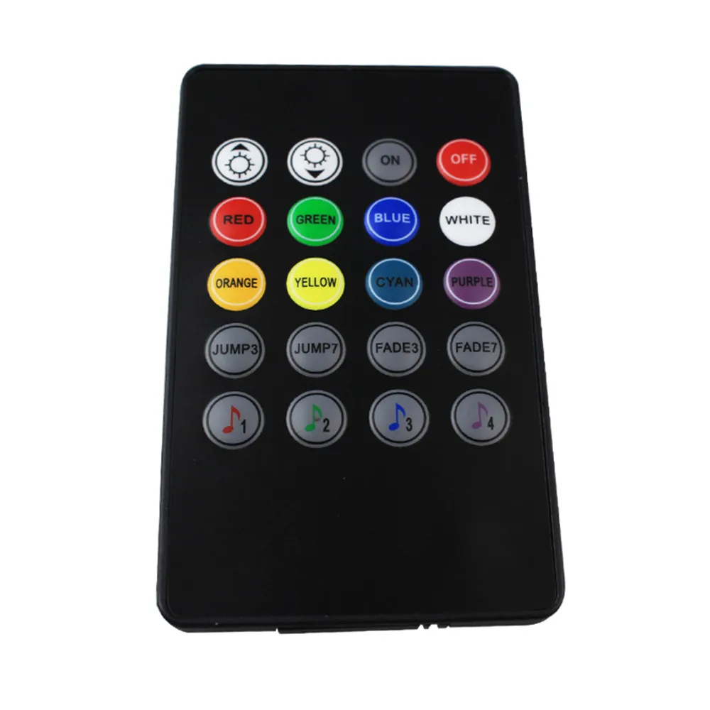 Музыкальный контроллер rgb со звуковой активацией 30 шт. 12 24 В постоянного тока
