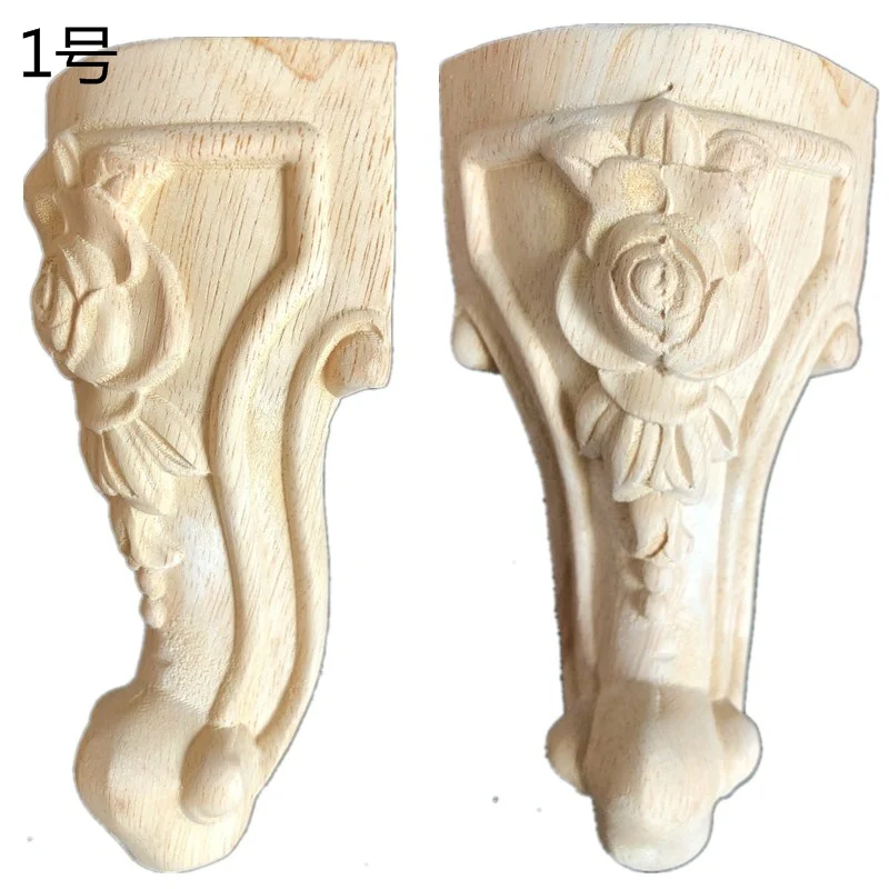 Европейская мебель ножки из массива дерева резьба ног ТВ Кабинет журнальный