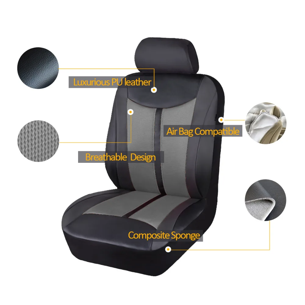 Кожаный Автомобильный Чехол flyingBanner для сидений Toyota Lada Kalina Granta Priora Renault Logan|seat cover