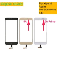 for xiaomi redmi note 5a prime touch screen digitizer touch panel sensor front outer glass note 5a front lcd glass replacement