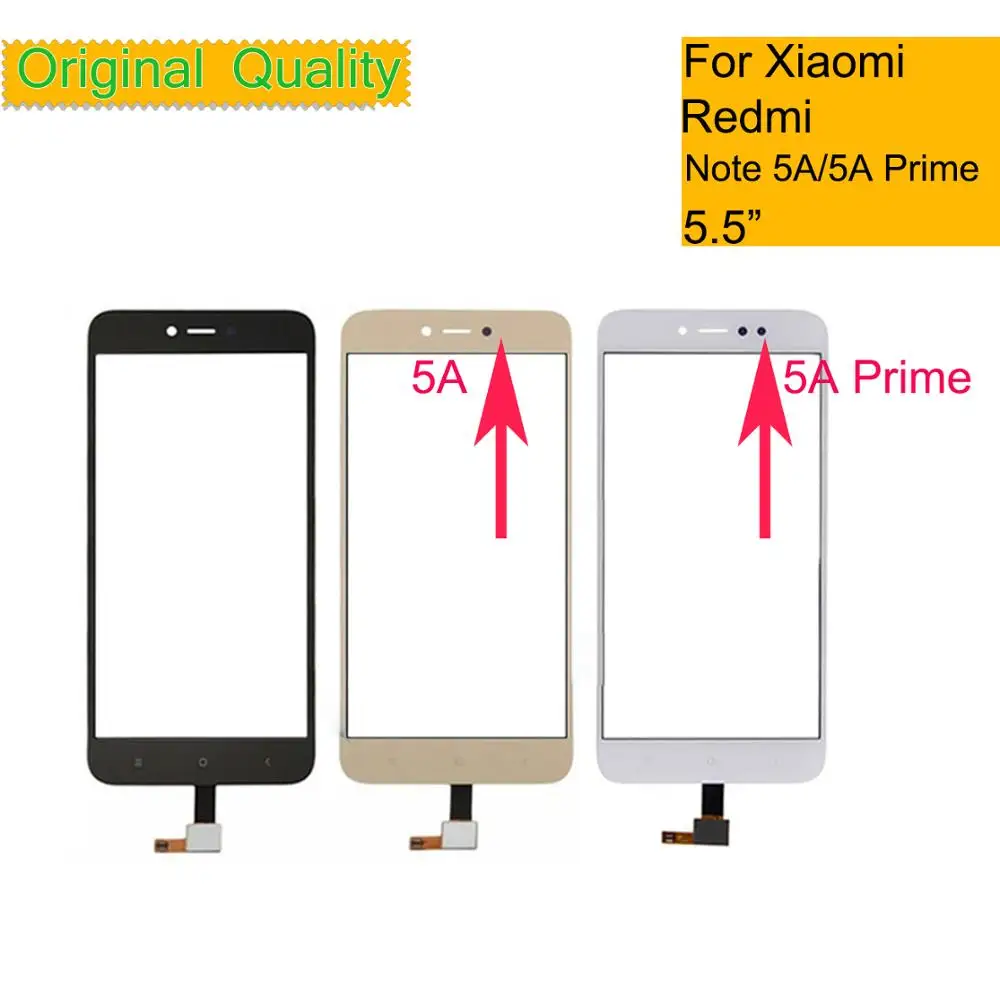 10 шт./лот для Xiaomi Redmi Примечание 5A Prime сенсорный экран дигитайзер Сенсорная панель