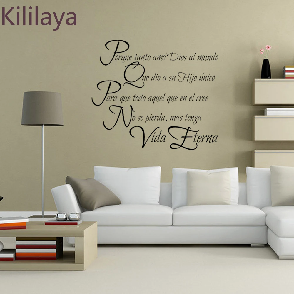 

Kililaya Spanish Religious Wall Decor Sticker Room Decoration Accessories