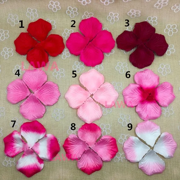 200 шт. шелк Лепестки роз Petalas De Rosa искусственный цветок свадьбы пользу и свадебный
