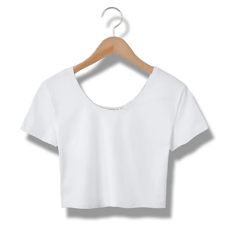 2019 летние Повседневное хлопковая Футболка Для женщин u образный вырез Топы