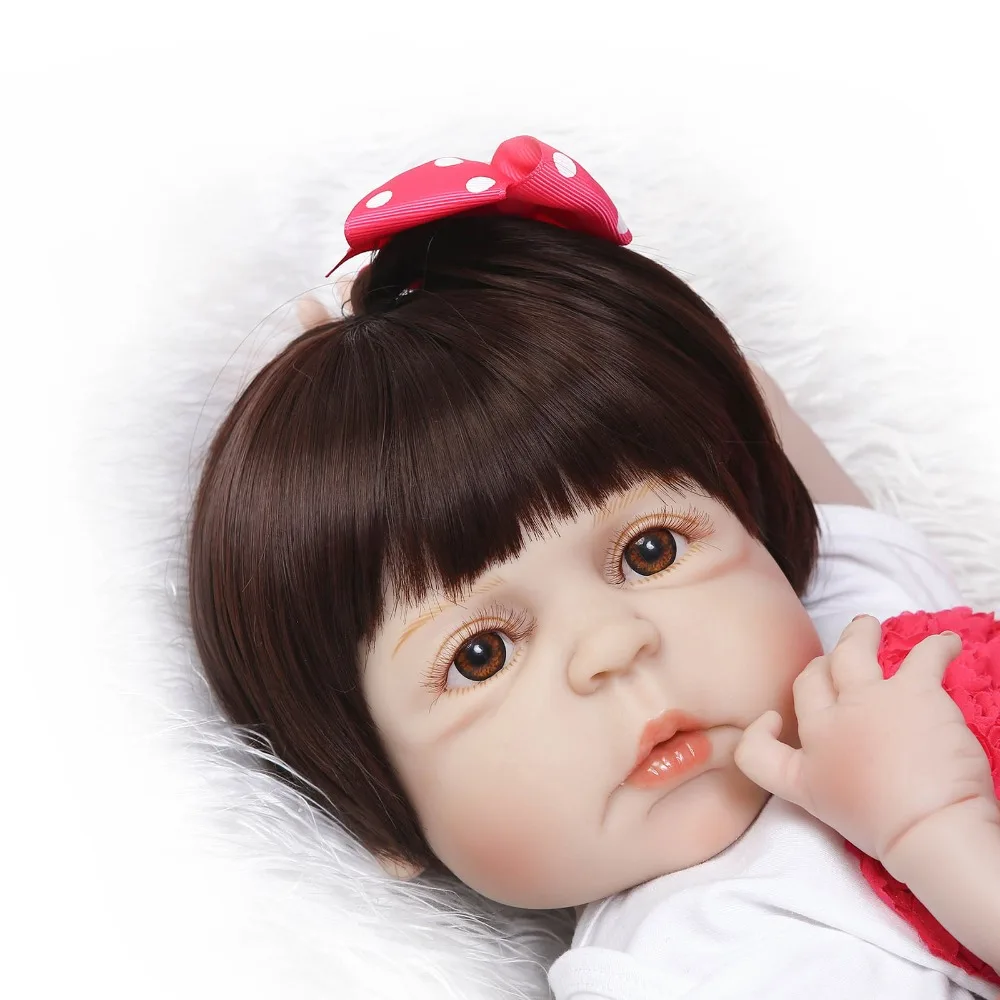 23 &quotполностью силиконовая игрушка для новорожденных детей bebe alive белая кожа