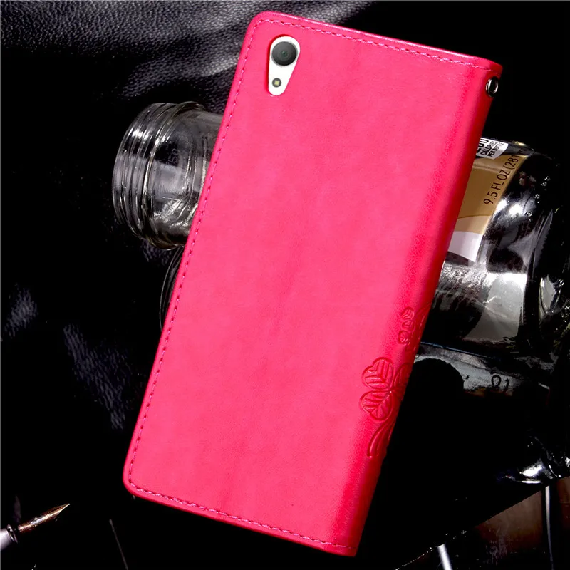 Чехол-бумажник Z2 роскошный блестящий кожаный флип-чехол со стразами для Sony Xperia
