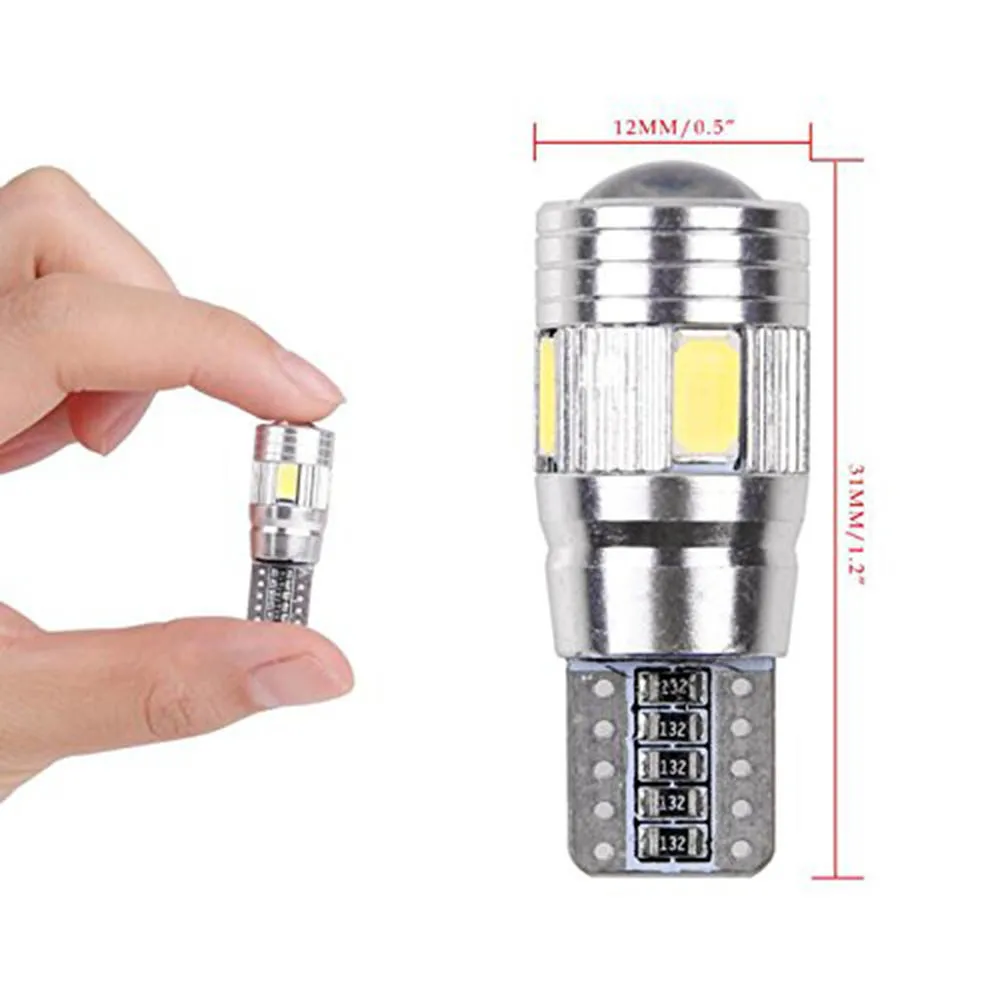 YSY 100X 6SMD 5630 5670 6smd безошибочный 194 168 W5W Универсальный парковочный автомобильный