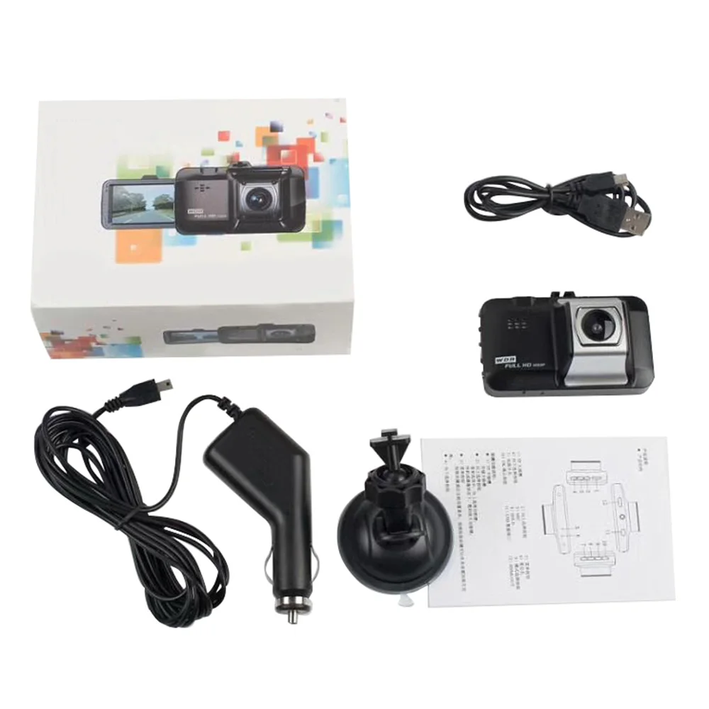 USB Dash Cam 3 &quot ВЫСОКАЯ ЧЁТКОСТЬ 1080P Автомобильный Камера вождения Регистраторы