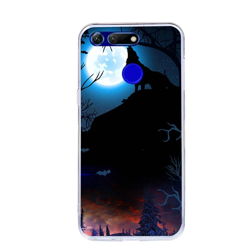 Чехол для Huawei Honor View 20 6 4 дюйма силиконовый мягкий чехол из ТПУ V20 чехлы задней