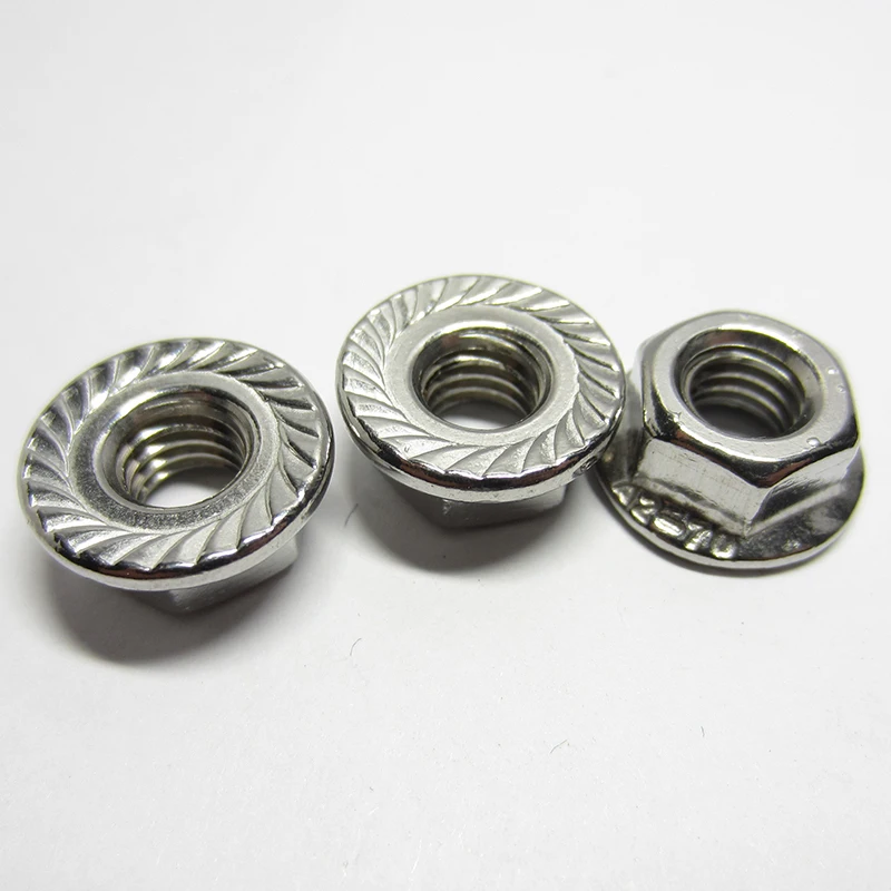 M3 M4 m5 m6 m8 m10 m12 M14 M16 304 Нержавеющая сталь Kepnut шестиугольные фланцевые гайки
