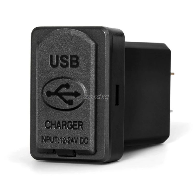 12 В двойной USB Автомобильное зарядное устройство светодиодный вольтметр 4.8A