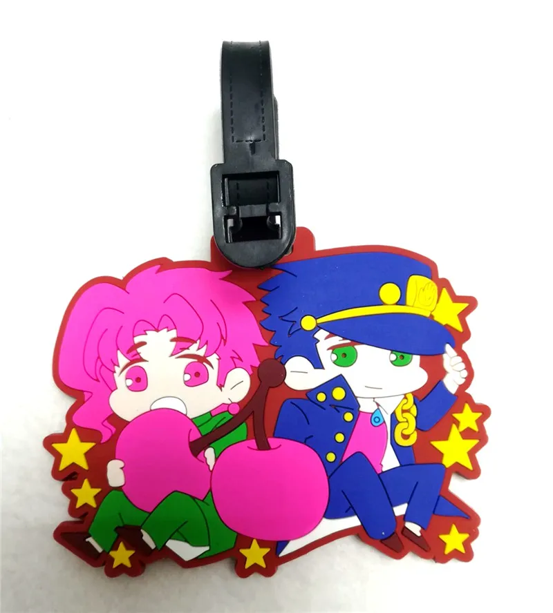 Аниме Необычные приключения Джоджо Jotaro Kujo Kakyoin Рохан гибкий клей багажная бирка игрушка Хэллоуин косплей реквизит бирка Рождественский подарок