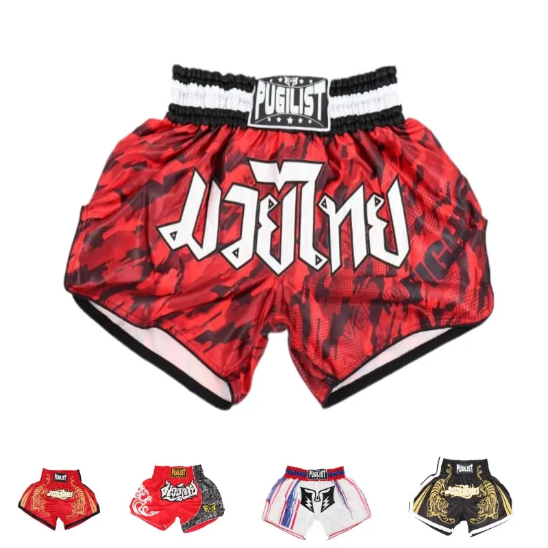 Шорты Freestyle MMa Muay Thai для детей и мальчиков тренировочные трусы кикбоксинга борьбы