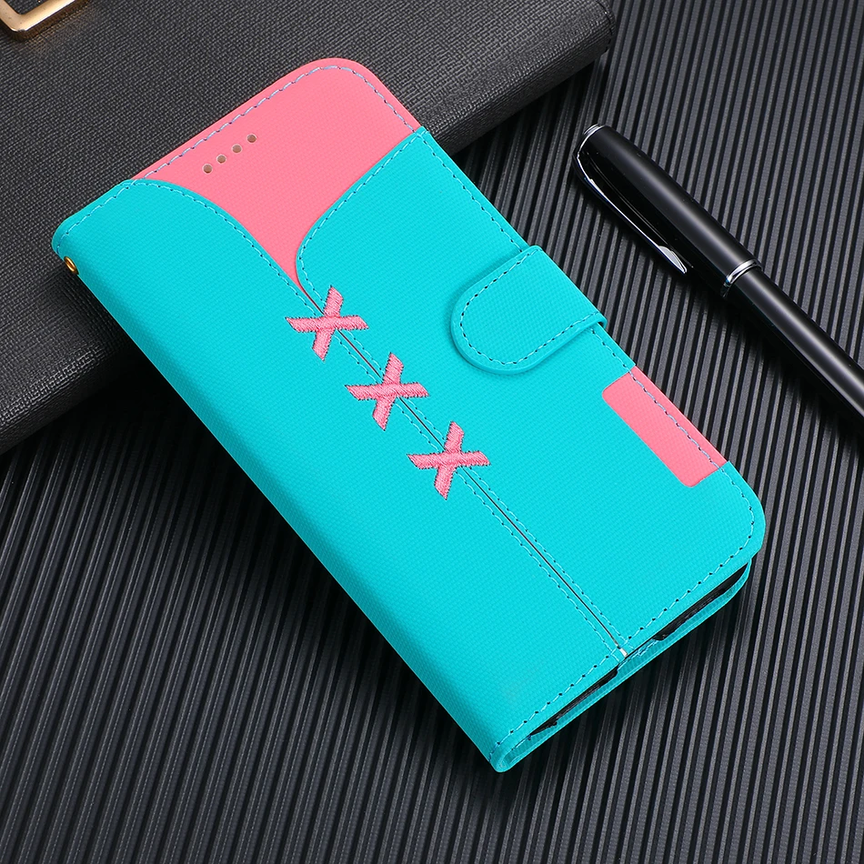 Light Blue Милый тонкий кожаный чехол-книжка бумажник чехол для телефона для huawei Honor 10 Lite Коврики 20 Pro P30 P20 Y5 Y6 Y7 Prime Y9 Nova 3i чехол с отделением для кредитных карт - Цвет: Light Blue