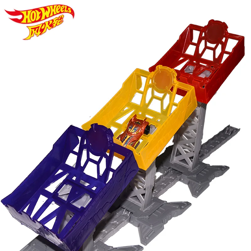 Hotwheels лимитный прыжок трек DJC05 трек мальчик игрушки Hotwheels спортивный автомобиль игрушки мальчики подарок Бесплатный подарок