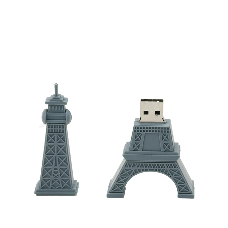 Pendrive 64gb Paris Tour Eiffel Usb Flash 128gb Pen Drives Memorias Creativas | Компьютеры и офис