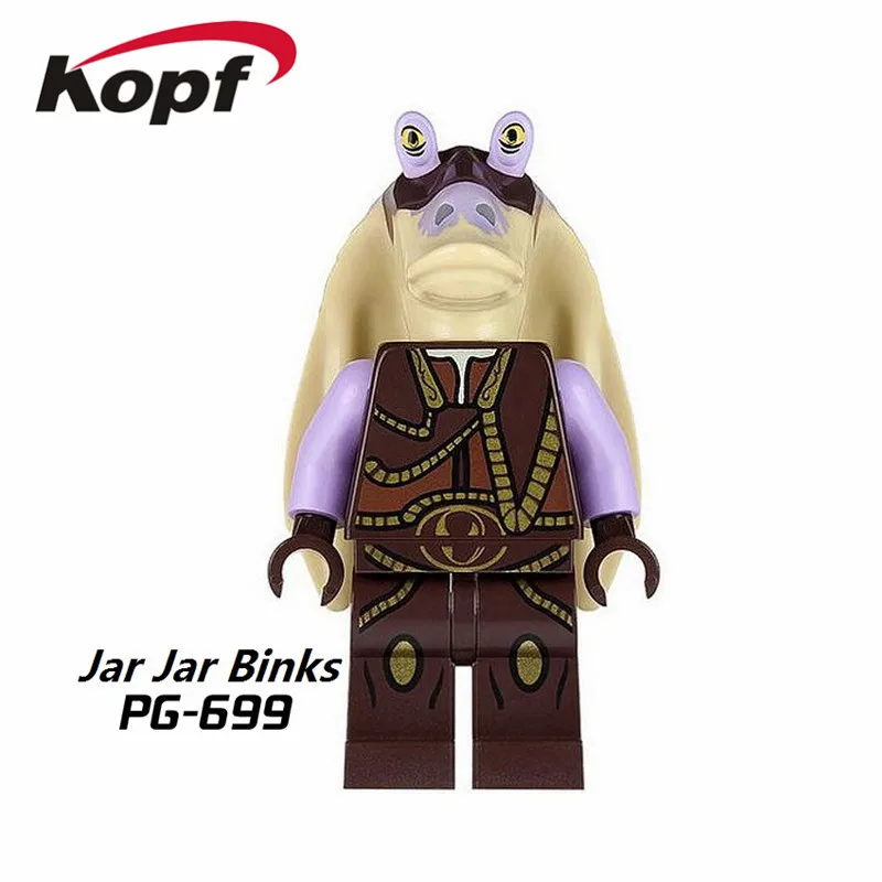 Одиночная супер героев модель йода Финн K-3PO кирпичи фигурки здания блокирует обучение Куклы Детские Подарочные игрушки PG698