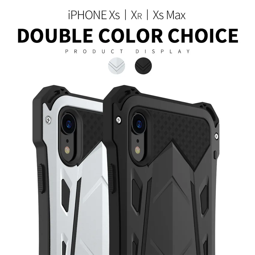 Новый сверхпрочный чехол для iPhone XS Max Doom армированный металлический оригинальный