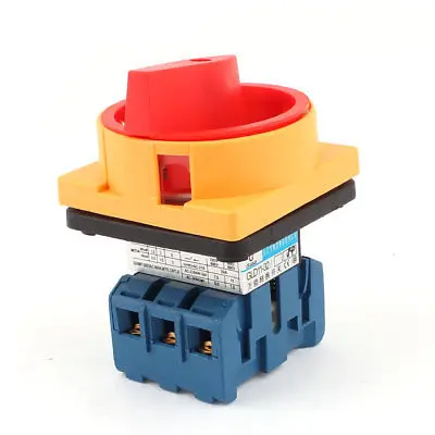 

AC600V 32A GLD11-32A 6 Terminals Rotary Combination Changeover Switch