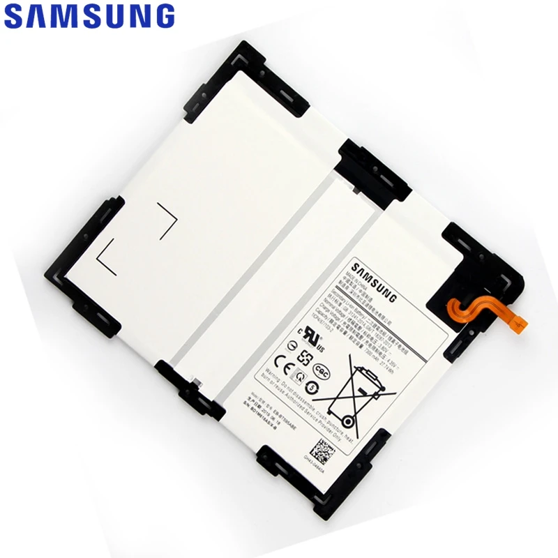 Оригинальная Замена батареи samsung для Galaxy Tab A2 10,5 SM-T590 T595 SM-T835 EB-BT595ABE настоящая батарея планшета