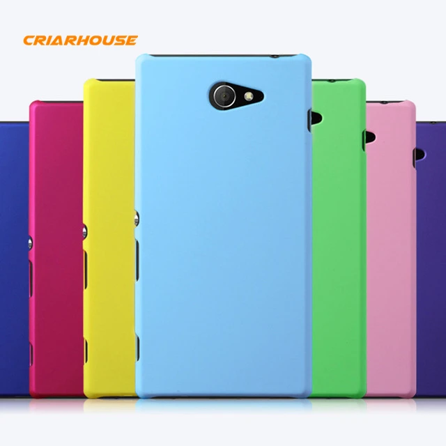 Cases For SONY XPERIA Z1 Z2 Z2a Z3 Z5 Premium Compact Z4 M2 M4 M5 Aque E4 E4G Dual Color Matte Hard Plastic Phone Case Cover |