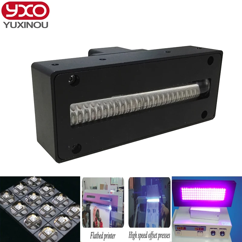 1 шт. 185 Вт Светодиодная лампа для отверждения принтер УФ светильник планшетный