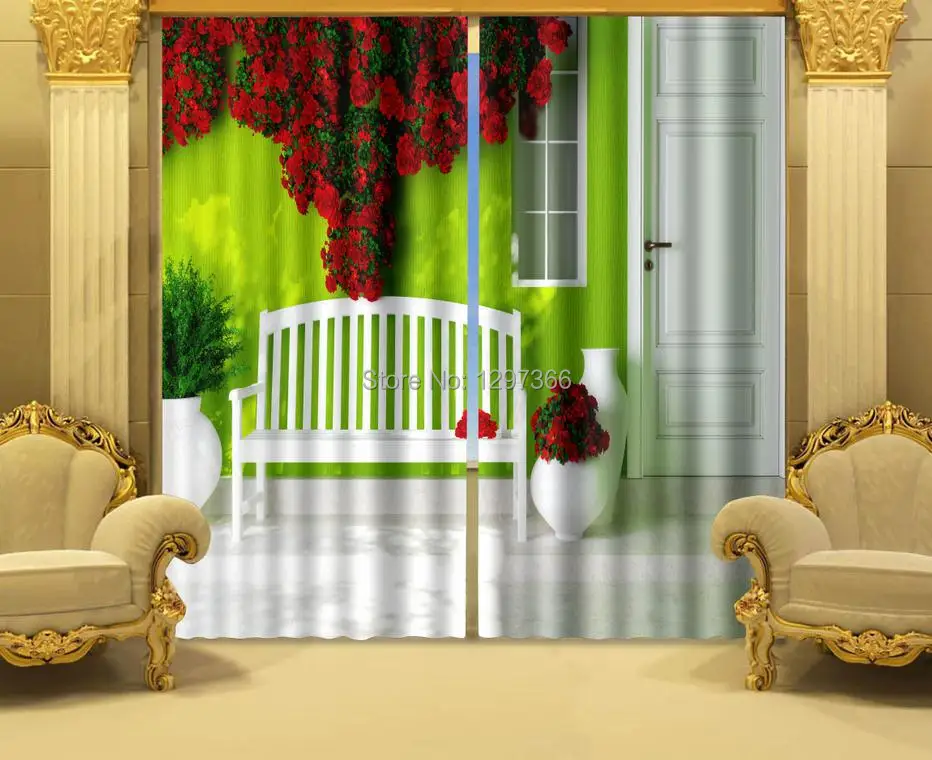 Фото печать стереоскопический 3d шторы корпус стены тростника украшение 3 d