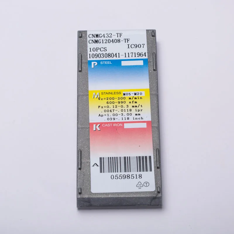 SWIS CNMG120408 TF ic907 cnmg432 100 шт./компл. коробке УСЗ Нитки поворотных вставить магазин