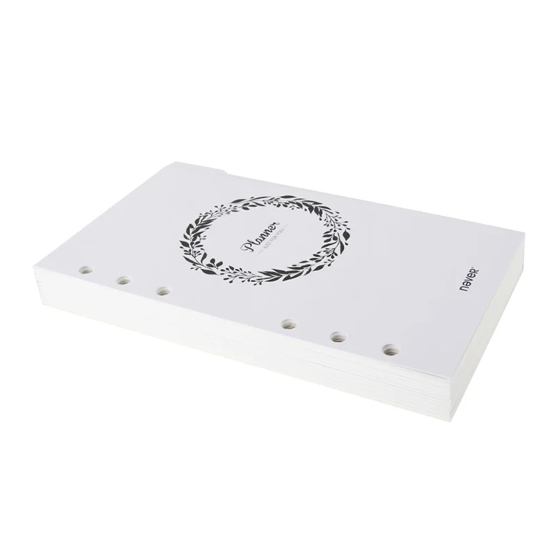 Nover Spiral notebook A6 наполнитель бумаги Дневник Книга внутреннее ядро для Filofax внутренние страницы для спирального планировщика офисные и школьные принадлежности