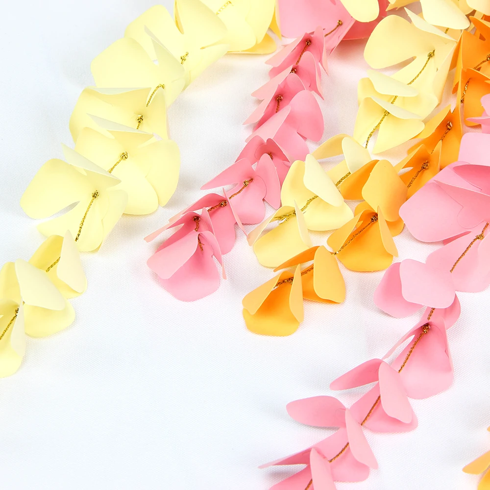 

DIY Hanging Paper Wisteria Paper Flower Garland Branch Decor Easter Wedding Nursery Spring Birthday Party Backdrop