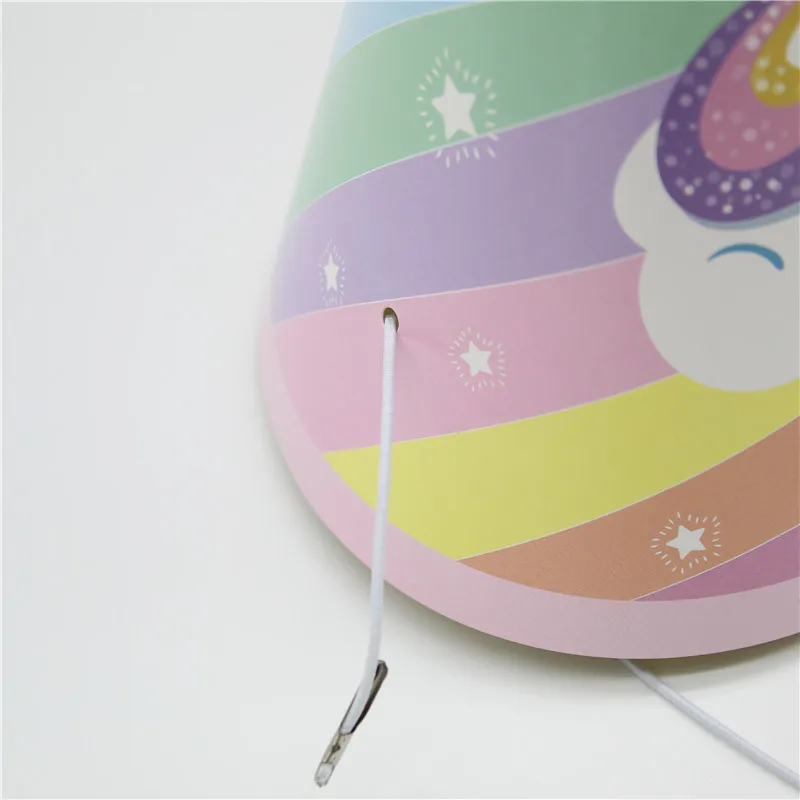 Серия Единорог шляпа розовая для вечеринки нарядное платье День рождения тема