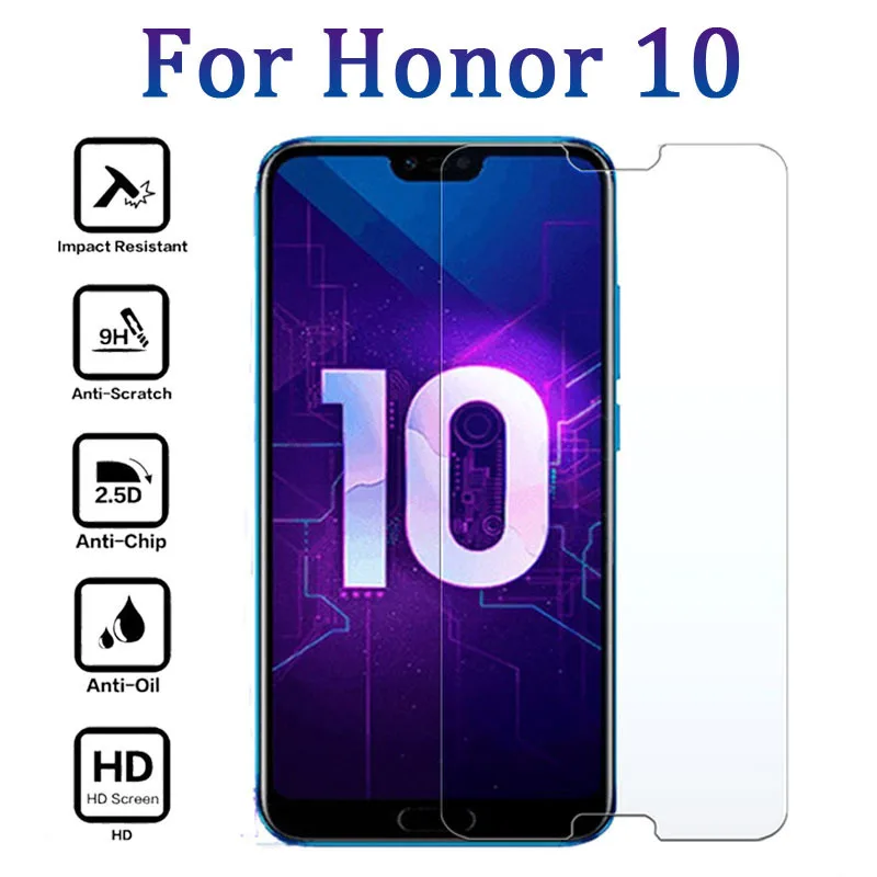 Стекло для honor 10 Защита экрана huawei honor10 Закаленное стекло Защитная пленка защита